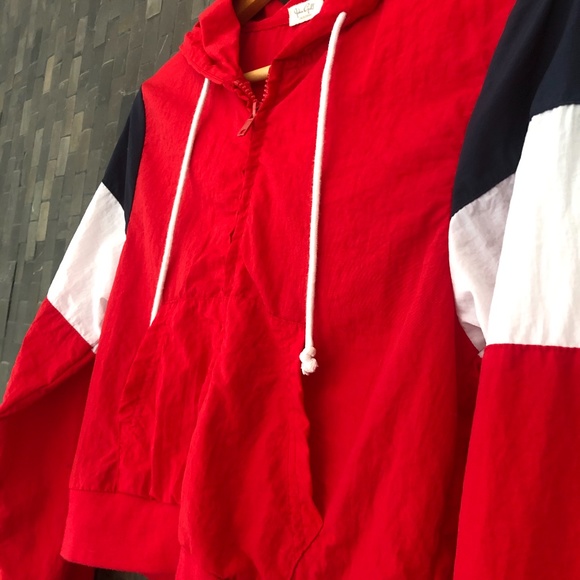 Brandy Melville Red, White, Blue Crop Top Jacket - Picture 5 of 5